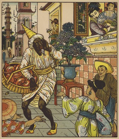 Új lámpák a régiekhez alkotó: after Walter Crane
