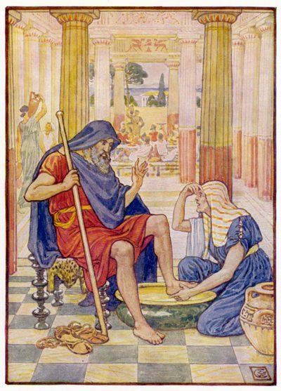 Igen, valóban, te vagy Odüsszeusz alkotó: after Walter Crane