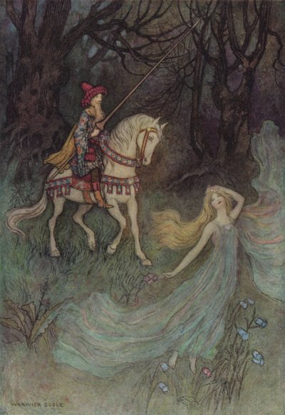Geoffrey Chaucer, Sir Thopas története alkotó: after Warwick Goble