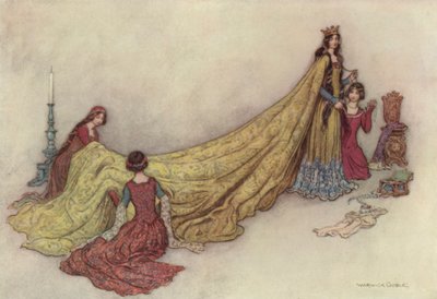 Geoffrey Chaucer, A hivatalnokok meséje alkotó: after Warwick Goble