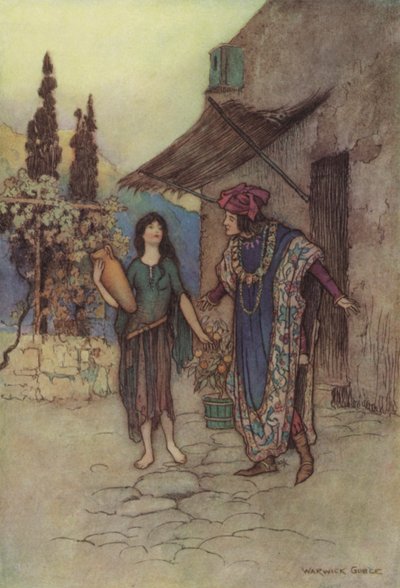 Geoffrey Chaucer, A hivatalnokok meséje alkotó: after Warwick Goble
