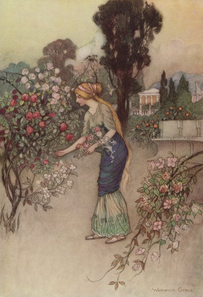 Geoffrey Chaucer, A lovagok meséje alkotó: after Warwick Goble