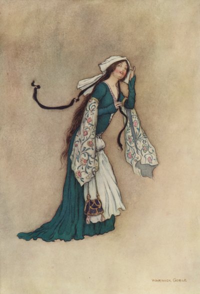 Geoffrey Chaucer, Millers meséje alkotó: after Warwick Goble