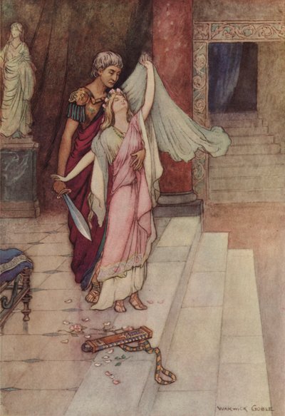 Geoffrey Chaucer, Az orvos meséje alkotó: after Warwick Goble