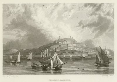 Cagliari, Szardínia alkotó: William after Westall