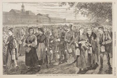 New England Factory Life – "Bell-Time" alkotó: Winslow Homer