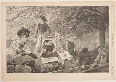 Tavaszi virágok alkotó: Winslow Homer