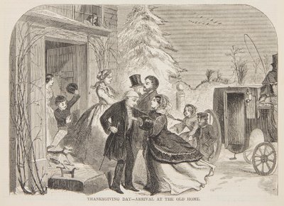 Hálaadás napja – Megérkezés a régi otthonba alkotó: Winslow Homer