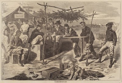 Hálaadás a táborban alkotó: Winslow Homer