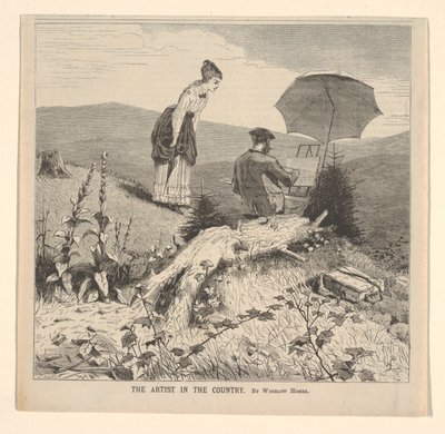The Artist in the Country, Appletons Journal of Literature, Science and Art, 1869. június 19., borító alkotó: Winslow Homer