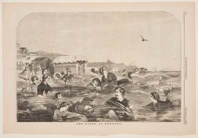 A fürdő Newportban alkotó: Winslow Homer