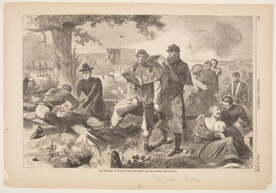 A sebész hátul dolgozik eljegyzés közben alkotó: Winslow Homer