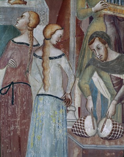 How the devil asks God to tempt Job, especially the drummer alkotó: also Manfredi de Battilori Bartolo di Fredi