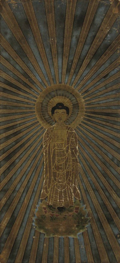 Amida megnyilvánulása a Célszerű Eszközök Dharma-testében alkotó: anonymous 