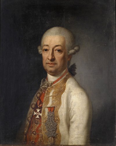 Portré a k. k. Franz Ulrich Kinsky von Wchinitz und Tettau tábornagy (1726-1792) a Mária Terézia-rend parancsnoki keresztjével, hátul Johann Baptist Lampi d. Ä. tulajdonított alkotó: anonymous Austrian