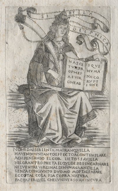 Szibilla: A delphoi szibilla alkotó: attributed to Francesco Rosselli