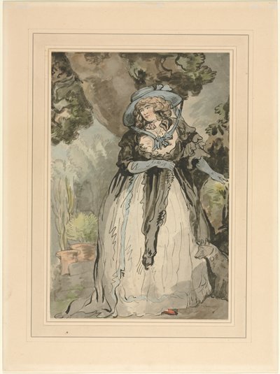 Mrs. Samuel Howitt (született Elizabeth Rowlandaon) alkotó: attributed to George Murgatroyd Woodward