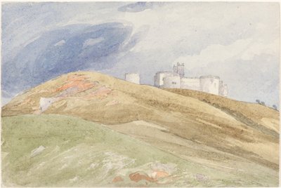 Vár egy dombon alkotó: attributed to James Bulwer