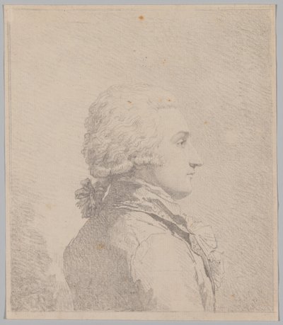 Profil egy férfi portréja alkotó: attributed to Louis Rolland Trinquesse