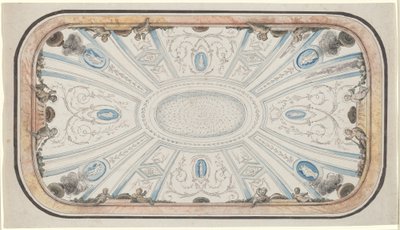 Mennyezet kialakítása alkotó: attributed to Mauro Antonio Tesi