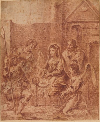 A Pásztorok imádata alkotó: attributed to Sur Das Gujarati