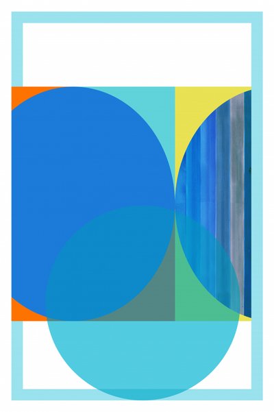 Geometrikus kék nyugalom alkotó: cartissi