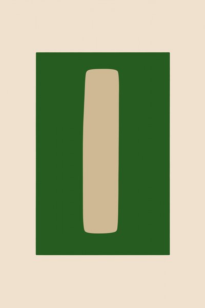 Minimalista zöld forma alkotó: cartissi