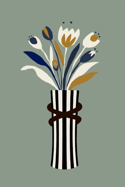 Modern tulipáncsokor alkotó: cartissi