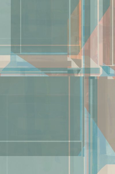 Finom türkizkék geometria alkotó: cartissi