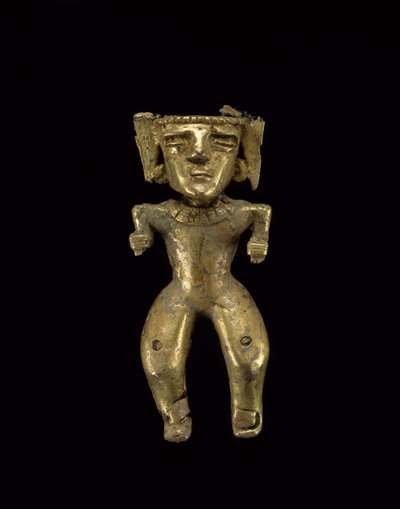 Álló alak, i.sz. 200-1600 (arany) alkotó: civilization Quimbaya