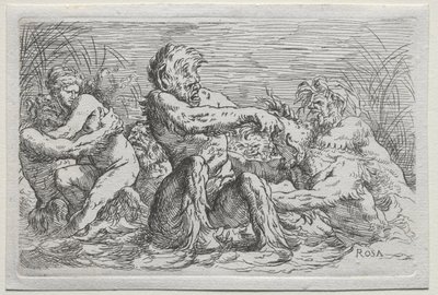 Folyóistenek alkotó: copy after Salvator Rosa