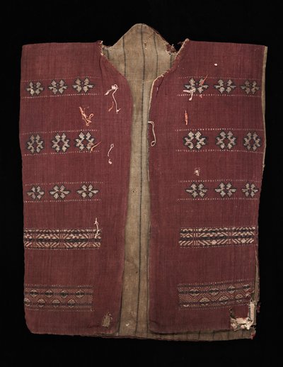 Fejvadász dzseki (baju kirai), 1825-75 körül (házi szőtt pamut) alkotó: culture Iban