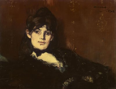 Berthe Morisot kinyújtotta alkotó: Édouard Manet