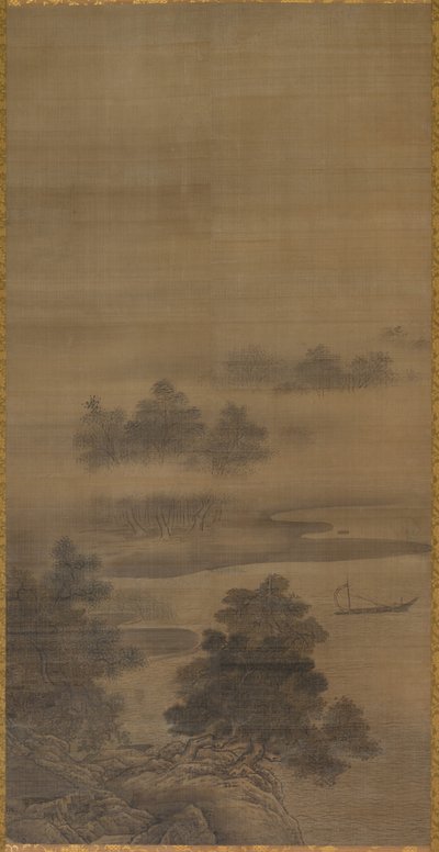 Tájkép alkotó: follower of Sesshū Tōyō