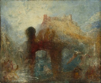 Mab királynő barlangja alkotó: imitator of Joseph Mallord William Turner