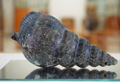 Triton-héj rhyton (rituális edény), Malia palotájából, Kréta, Görögország, Minószi civilizáció alkotó: Unbekannt Unbekannt