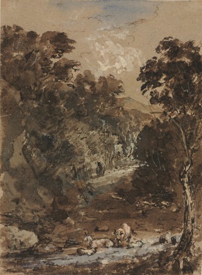 Táj mezőgazdasági állatokkal alkotó: probably by the so called Premier Engraver