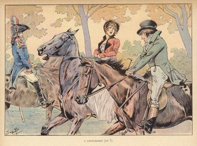 Longchampsban (7. év) (színes litó) alkotó: pseudonym for Onfray de Breville Jacques Job