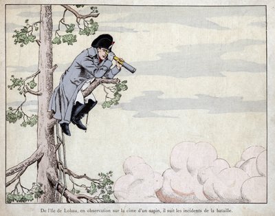 Lobau szigetéről megfigyelés (Esslingi csata alkotó: pseudonym for Onfray de Breville Jacques Job