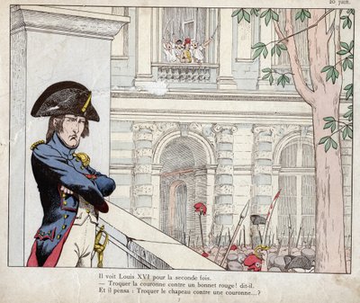 Másodszor látta XVI. Lajost (Invázió a Tuileriákba, június 20 alkotó: pseudonym for Onfray de Breville Jacques Job