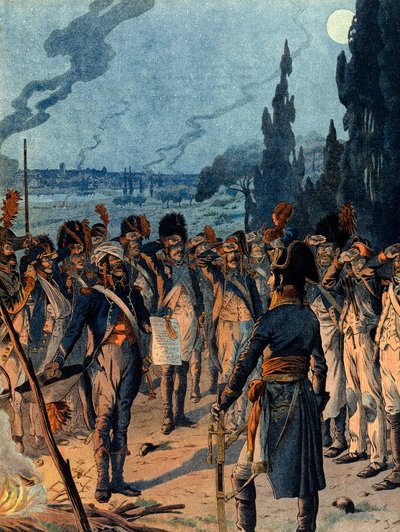 Olasz hadjárat: május 10-én, a lodi csata estéjén alkotó: pseudonym for Onfray de Breville Jacques Job