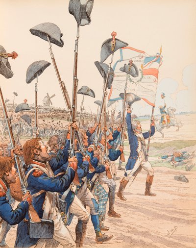 Jacques Marie Gaston Onfroy de Breville dit JOB (1858-1931) – A Valmy-i csata 1792-ben a francia forradalmi háborúk idején, Magángyűjtemény alkotó: pseudonym for Onfray de Breville Jacques Job