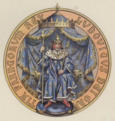 XI. Lajos, Franciaország királya (színes litó) alkotó: pseudonym for Onfray de Breville Jacques Job