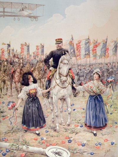 Ferdinand Foch marsall (1851-1929), a felszabadító (színes litó) alkotó: pseudonym for Onfray de Breville Jacques Job