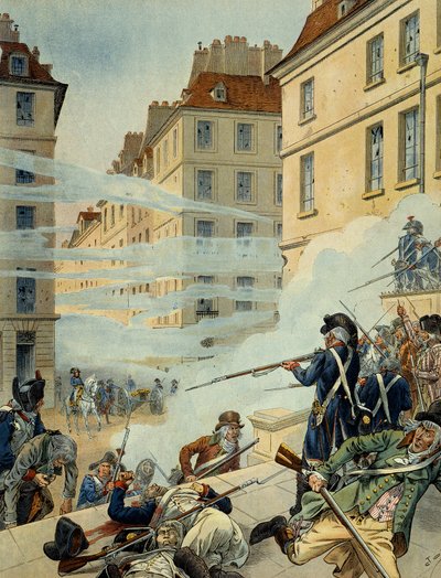 A királypárti felkelés a konvent ellen október 5-én alkotó: pseudonym for Onfray de Breville Jacques Job