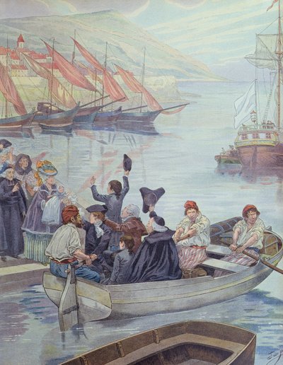 Az ifjú Napóleon elhagyja Korzikát, hogy a kontinensen tanuljon alkotó: pseudonym for Onfray de Breville Jacques Job