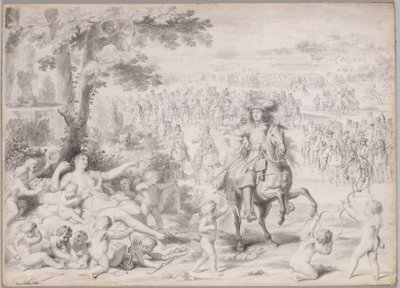 XIV. Lajos Vénusz elfogta alkotó: studio of Charles Le Brun