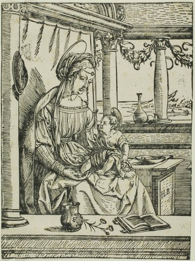 A Szűzanya és gyermeke alkotó: the Elder Hans Burgkmair