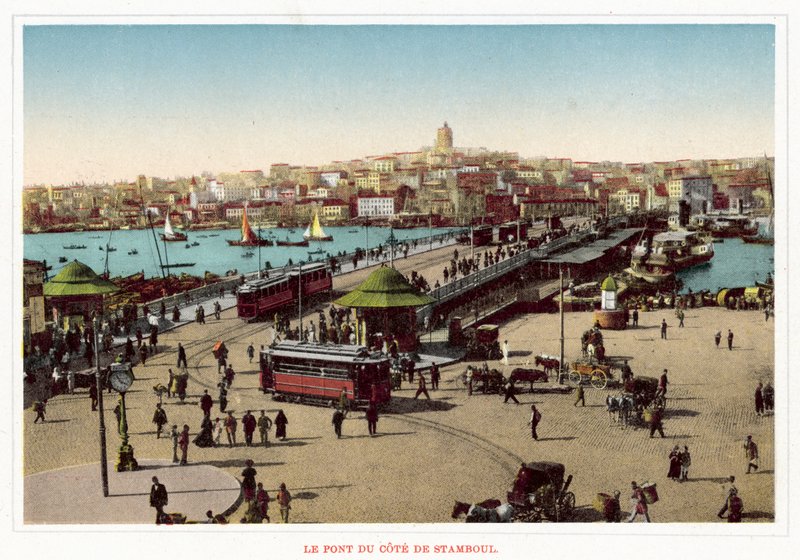Cote De Stamboul hídja (színes fotó) alkotó: European Photographer