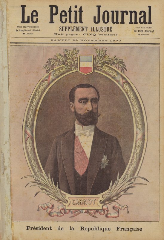 Marie Francois Sadi Carnot, a Francia Köztársaság elnöke alkotó: French School